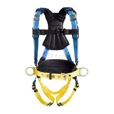 Werner Werner Blue Armor Construction Harness, Quick-Connect Buckle, XL H133104